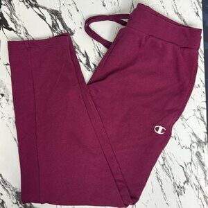𝅺EUC - Champion Sweatpants - Dark Raspberry/Fuschia color Size L
